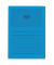 Sichtmappen Ordo classico - blau, 120g Sichtfenster und Linien