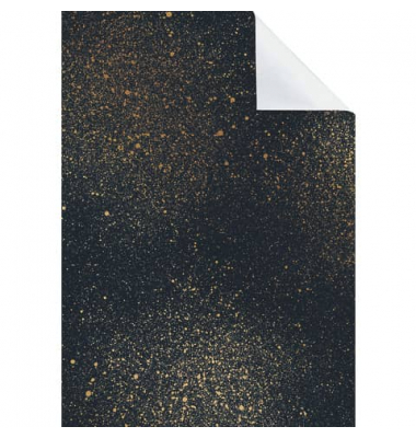 Geschenkpapierzuschnitte Weihnachten 2513624170, Weihnachten, 50cm x 70cm, Punkte schwarz