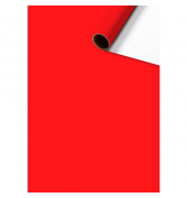 Geschenkpapier One Colour 2526591320, Uni Plain, 70cm x 5m, rot