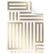 Geschenkpapierzuschnitte Fantasie 2513570780, 50cm x 70cm, weiß/silber