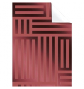 Geschenkpapierzuschnitte Fantasie 2513570724, 50cm x 70cm, altrosa/gold