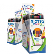 Farbstifte-Set STILNOVO Bicolor, F25690000, farbig sortiert bicolor, sechskant, Packung
