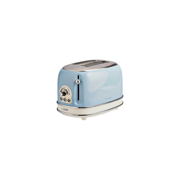Ariete Toaster Vintage 00C015505AR0, blau, 810 Watt 8003705114890 Ariete