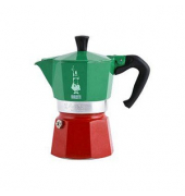 BIALETTI Moka Express 6 Color Italia Espressokocher grün, 6 Tassen