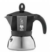 MOKA INDUCTION Espressokocher schwarz, 6 Tassen