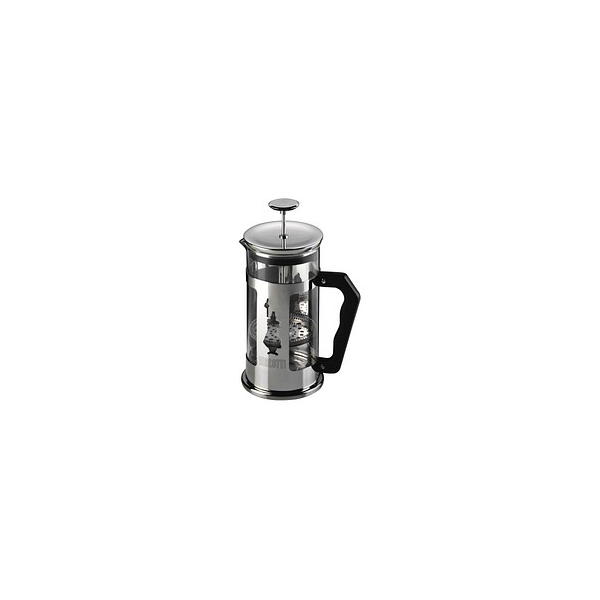 8006363031301 - Preziosa French-Press - Kaffee- und Teebereiter - silber schwarz - Edelstahl Glas - 1l
