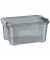 Aufbewahrungsbox Shadow 2345030061, 13 Liter, außen 27,7x38,9x19,5cm, PP (ausser Clipverschlüsse) 100% recyclebar transparent/gr