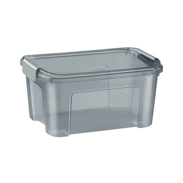 8009404244395 - Aufbewahrungsbox Shadow 2345030061 13 Liter mit Deckel außen 389x277x195mm PP (ausser Clipverschlüsse) 100% recyclebar trans