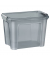 Aufbewahrungsbox Shadow 2345040061, 18 Liter, außen 27,7x38,9x28,5cm, PP (ausser Clipverschlüsse) 100% recyclebar transparent/gr
