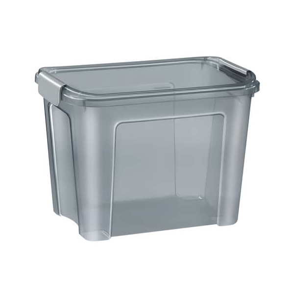 Cep Aufbewahrungsbox Shadow 2345040061, 18 Liter, mit Deckel, außen 38,9x27,7x28,5cm, PP (ausser Clipverschlüsse) 100% recyclebar tr