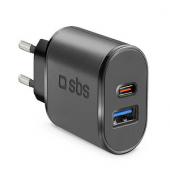 sbs Ladeadapter schwarz, 22 Watt