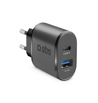 sbs Ladeadapter schwarz, 15 Watt