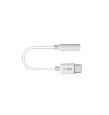 sbs USB C/3,5 mm Adapter 9,0 cm weiß