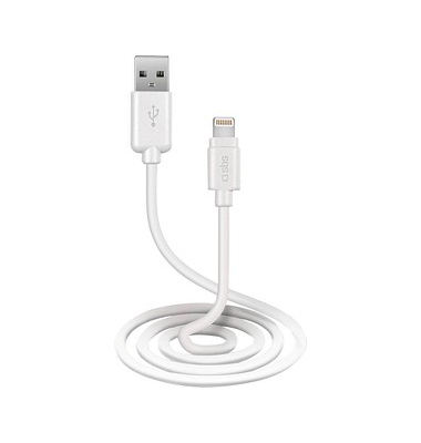 sbs Lightning/USB 2.0 A Kabel 1,0 m weiß