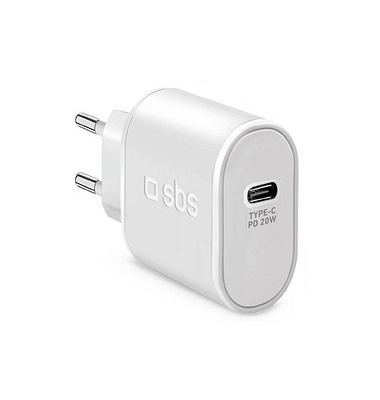 sbs Power-Delivery-20-W Ladeadapter weiß, 20 Watt