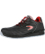 Sicherheitsschuhe MEAZZA RUNNING, S1P, SRC, Unisex, schwarz/rot