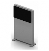 Box Screen Box Screen Trennwand grau 101,5 x 178,5 cm