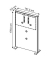 Quadrifoglio Box Screen Box Screen Trennwand grau 101,5 x 178,5 cm