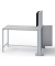 Quadrifoglio Box Screen Box Screen Trennwand grau 101,5 x 178,5 cm