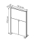 Quadrifoglio Box Screen Box Screen Trennwand weiß 101,5 x 178,5 cm