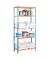Simon Rack Schwerlastregal KIT MADERCLICK PLUS 5/400 orange, blau 100,0 x 40,0 x 200,0 cm