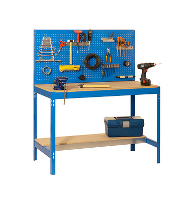 Simon Rack Werkbank KIT SIMONWORK BT2 1200 blau 120,0 x 61,0 cm