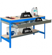 Simon Rack Werkbank KIT SIMONWORK BT0 BOX 900 blau 90,0 x 61,0 cm