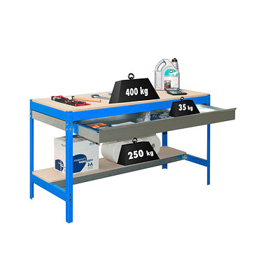 Simon Rack Werkbank KIT SIMONWORK BT0 BOX 900 blau 90,0 x 61,0 cm