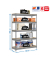 Simon Rack Schwerlastregal KIT BRICOFORTE 1204-5 CHIPBOARD verzinkt 120,0 x 45,0 x 200,0 cm