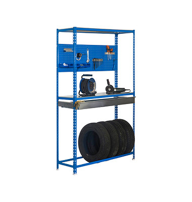 Simon Rack Werkbank KIT SIMONRACING BOX PLUS 3/400 blau, verzinkt 100,0 x 40,0 cm