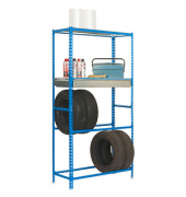 Simon Rack Werkbank KIT SIMONGARAGE BOX PLUS 4/400 blau, verzinkt 100,0 x 40,0 cm