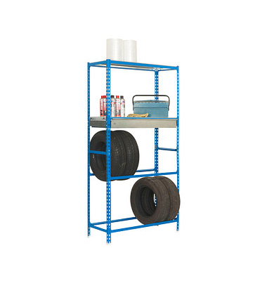 Simon Rack Werkbank KIT SIMONGARAGE BOX PLUS 4/400 blau, verzinkt 100,0 x 40,0 cm