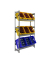 Simon Rack Schwerlastregal KIT SIMONBOTTLE 3 GRIS grau 100,0 x 30,0 x 180,0 cm
