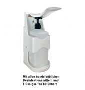 Desinfektionsmittelspender Armhebel - 1000ml, weiß