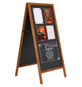 update displays Kundenstopper Economy Outdoor braun 60,0 x 101,0