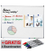 Whiteboard Premium, 7-P102043, 90x60cm, lackiert, Aluminiumrahmen