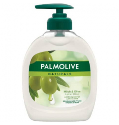 Fl&uuml;ssigseife 2587121004 Naturals Milch & Olive, Olive, 300 ml, Pumpflasche
