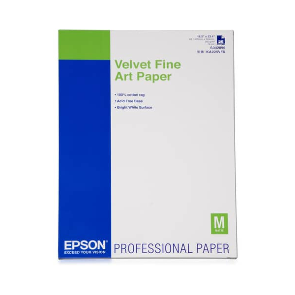 8715946345659 - Inkjetpapier Velvet S042096 A2 260g weiß 8715946345659 25 Blatt 8715946345659 - Inkjetpapier Velvet S042096 A2 260g weiß 8715946345659 25 Blatt