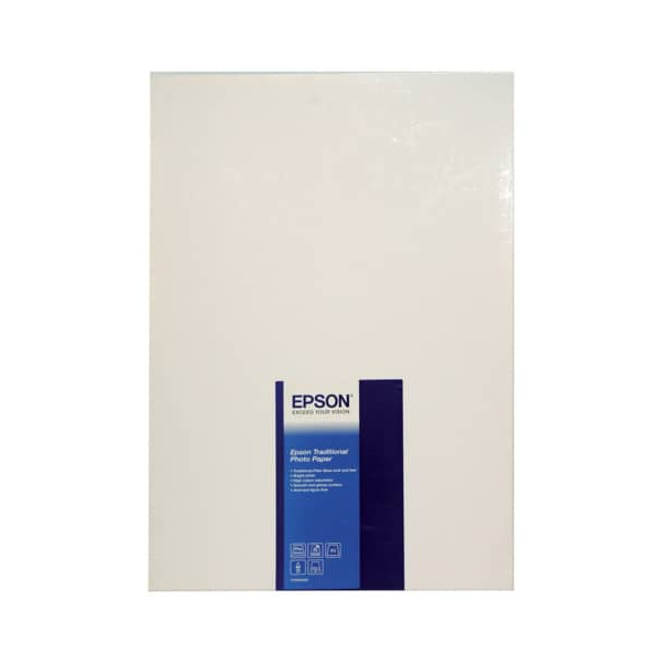 8715946394312 - Fotopapier Traditional S045051 A3 für Inkjet 330g weiß seidenmatt 8715946394312 25 Blatt