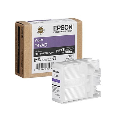 Druckerpatrone T47AD C13T47AD00 (kompatibel zu Epson T47AD), violett