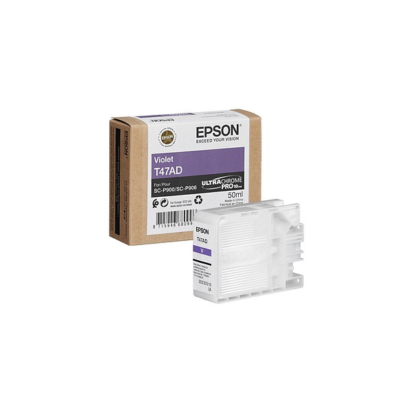 Epson Druckerpatrone T47AD C13T47AD00 (kompatibel zu Epson T47AD), violett 8715946680996 Epson