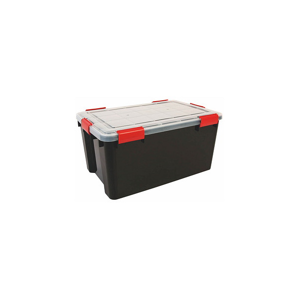 8716382178184 - Aufbewahrungsbox AT-L BkR C DRed 6190 außen 29x59x29cm Polypropylen schwarz transparent rot 8716382178184 IRIS Ohyama 8716382178184 - Aufbewahrungsbox AT-L BkR C DRed 6190 außen 29x59x29cm Polypropylen schwarz transparent rot 8716382178184 IRIS Ohyama