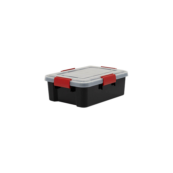 8716382208959 - Aufbewahrungsbox AT-S BkR C DRed 6375 außen 29x39x146cm Polypropylen schwarz transparent rot 8716382208959 IRIS Ohyama 8716382208959 - Aufbewahrungsbox AT-S BkR C DRed 6375 außen 29x39x146cm Polypropylen schwarz transparent rot 8716382208959 IRIS Ohyama
