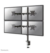 Neomounts by Newstar Monitor-Halterung FPMA-D550D4BLACK schwarz, Tischklemme, Tischbohrung