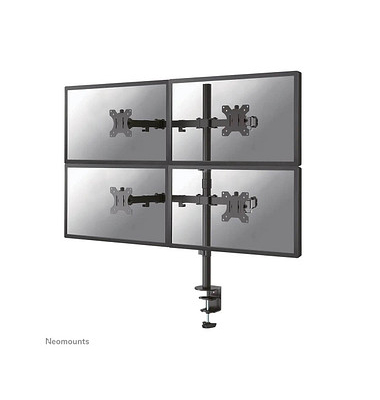 Neomounts by Newstar Monitor-Halterung FPMA-D550D4BLACK schwarz, Tischklemme, Tischbohrung