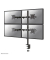 Neomounts by Newstar Monitor-Halterung FPMA-D550D4BLACK schwarz, Tischklemme, Tischbohrung