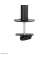 Neomounts by Newstar Monitor-Halterung FPMA-D550D4BLACK schwarz, Tischklemme, Tischbohrung