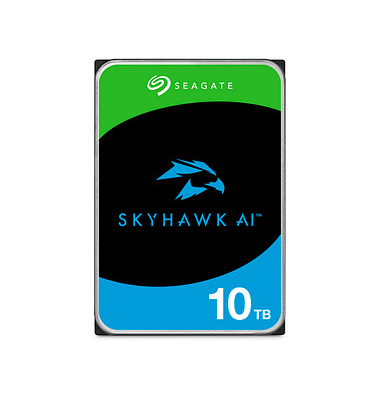 interne Festplatte SkyHawk Al ST10000VE001, silber, 3,5 Zoll (8,89cm), 10 TB, HDD interne Festplatte SkyHawk Al ST10000VE001, silber, 3,5 Zoll (8,89cm), 10 TB, HDD
