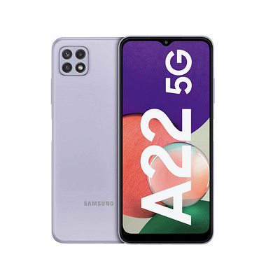 SAMSUNG Galaxy A22 5G Dual-SIM-Smartphone violett 128 GB