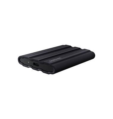 externe Festplatte T7 Shield MU-PE1T0S/EU, schwarz, 2,5 Zoll (6,35cm), 1 TB, SSD